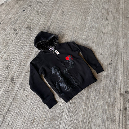 Black Skelly Full Zip