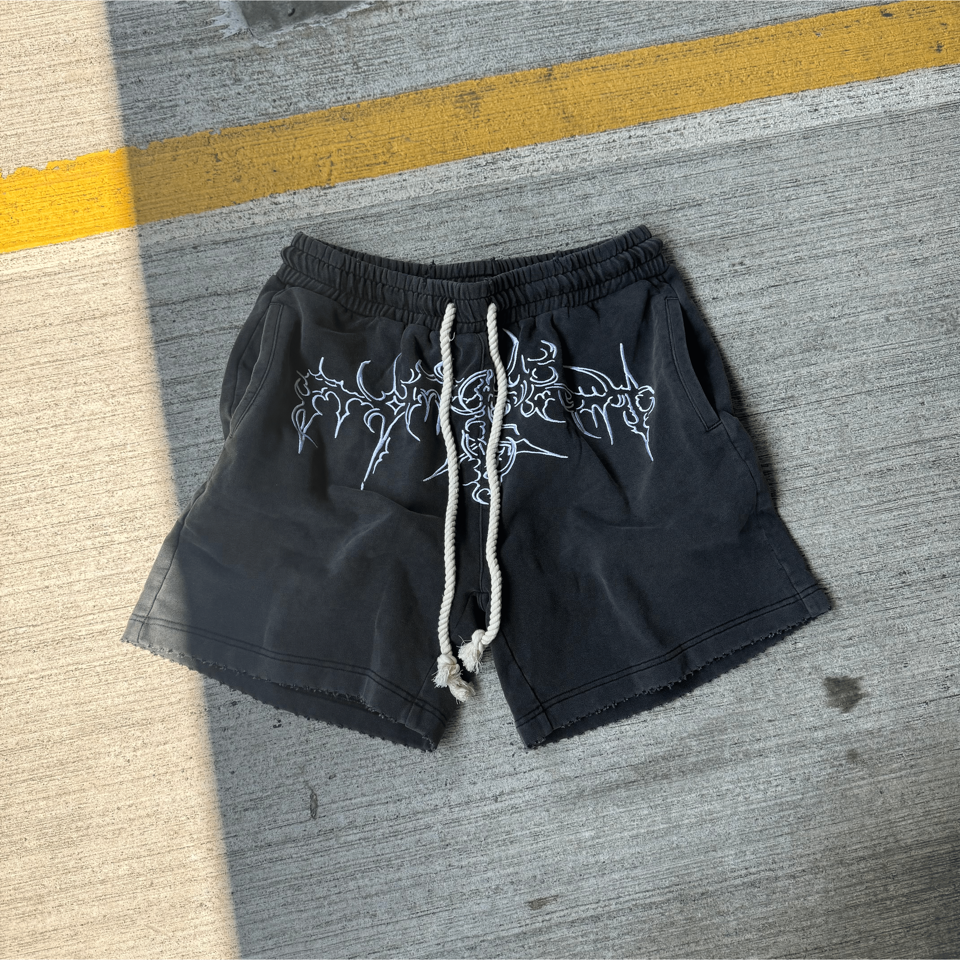 Washed Black 'Relic' Shorts