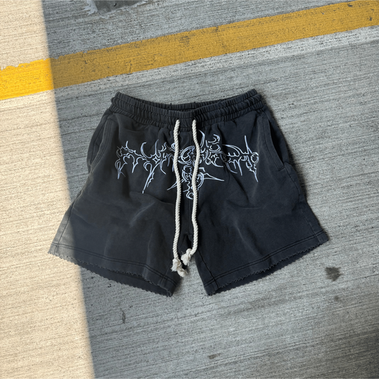 Washed Black 'Relic' Shorts