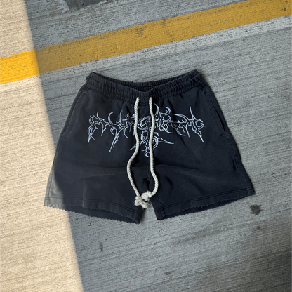 Washed Black 'Relic' Shorts