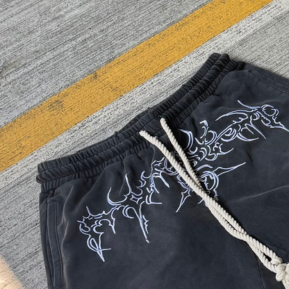 Washed Black 'Relic' Shorts