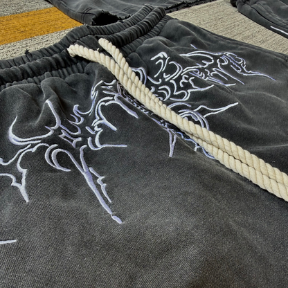 Washed Black 'Relic' Shorts