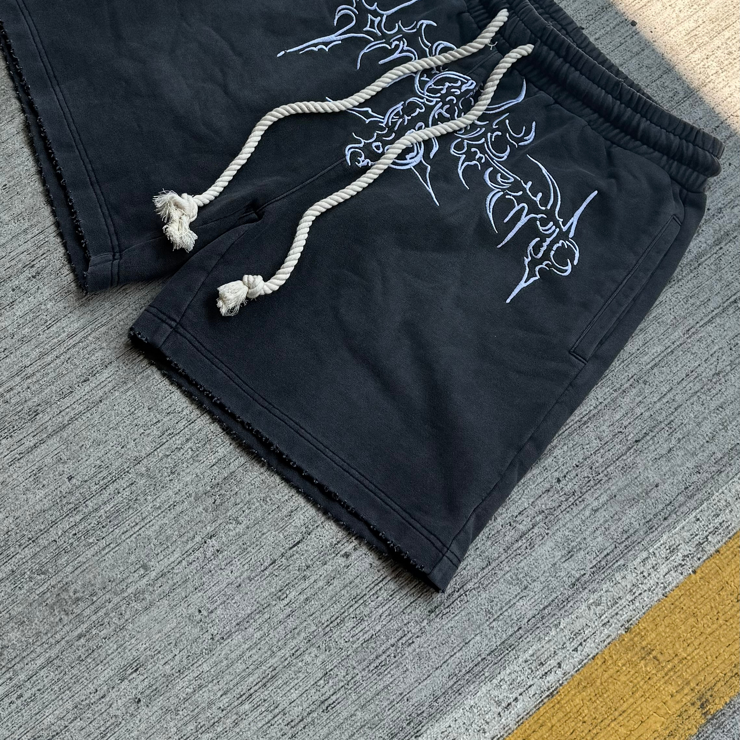 Washed Black 'Relic' Shorts