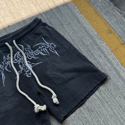 Washed Black 'Relic' Shorts