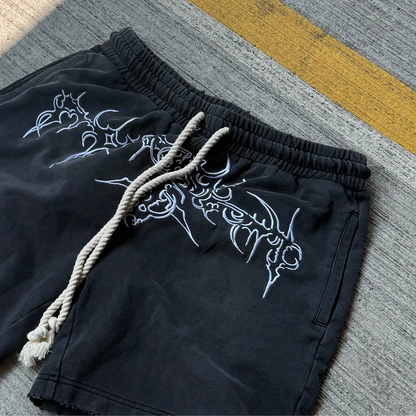 Washed Black 'Relic' Shorts